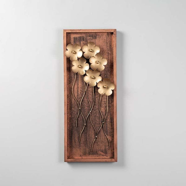 Wall Accents - Metallic Bouquet Wall Décor