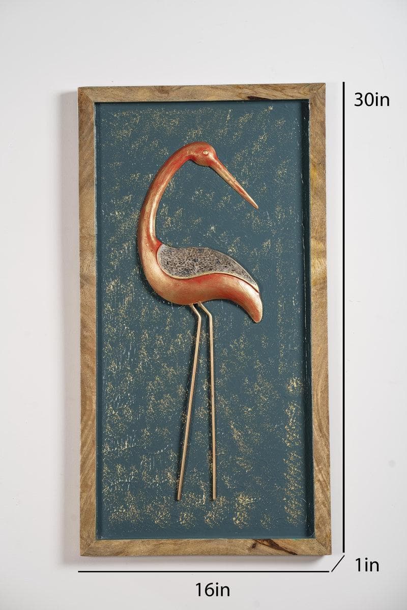 Wall Accents - The Graceful Flamingo Wall Decor