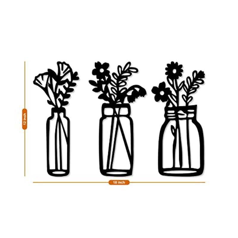 Buy Vases Wall Art - Set Of Three Wall Accents from Vaaree