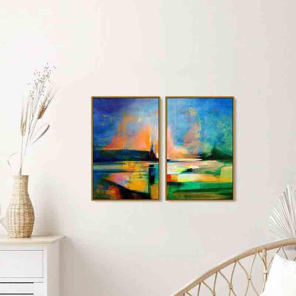 Wall Art & Paintings - Abstract Landscape Wall Art - Set Of Two