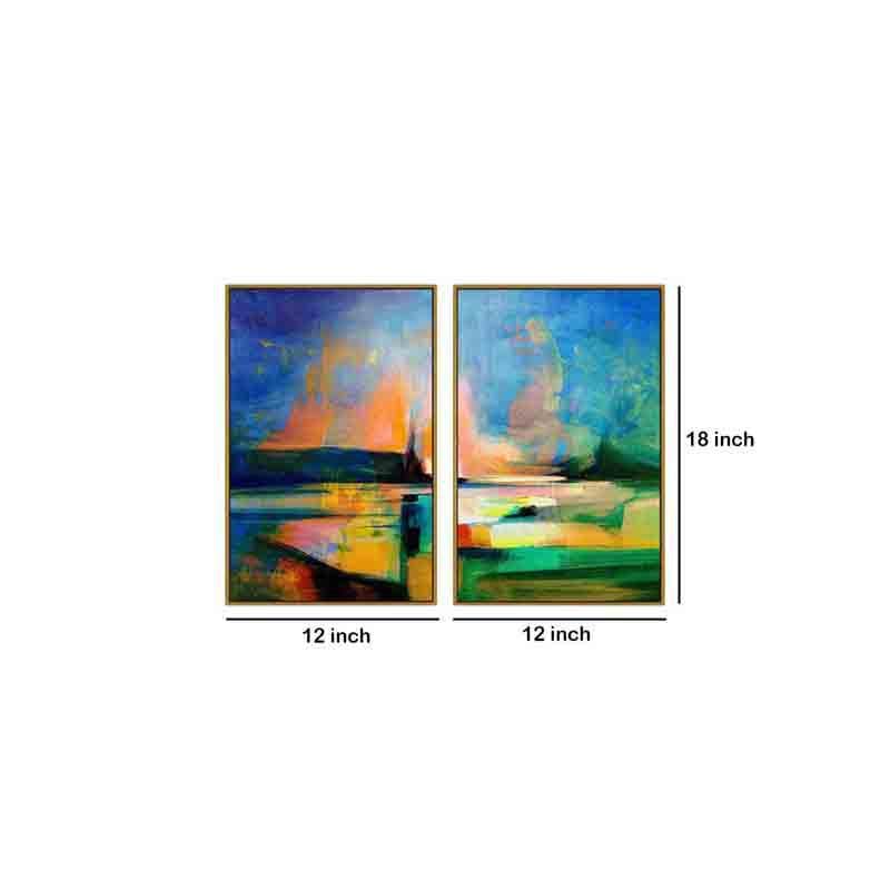 Wall Art & Paintings - Abstract Landscape Wall Art - Set Of Two