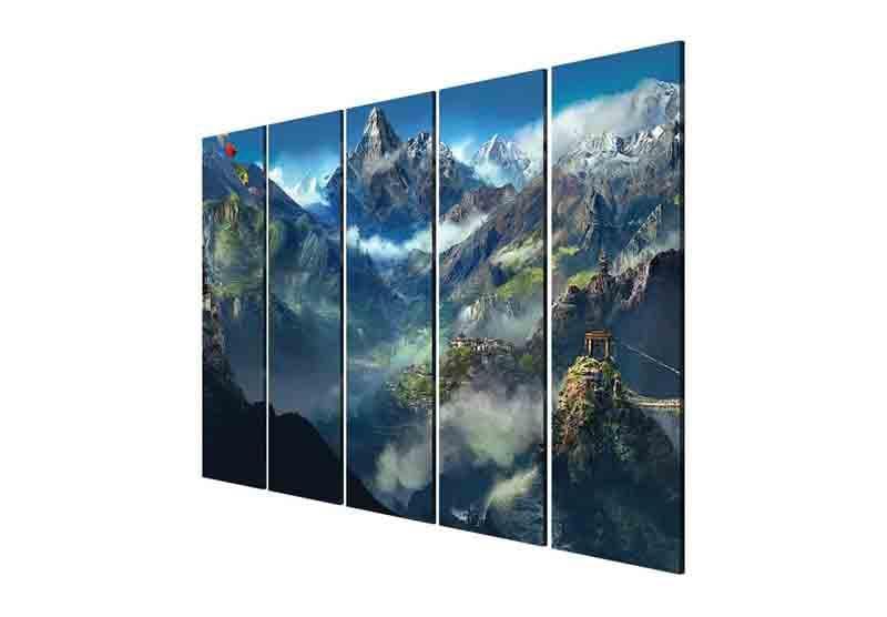 Buy Alps Wall Art - Set Of Five Wall Art & Paintings from Vaaree