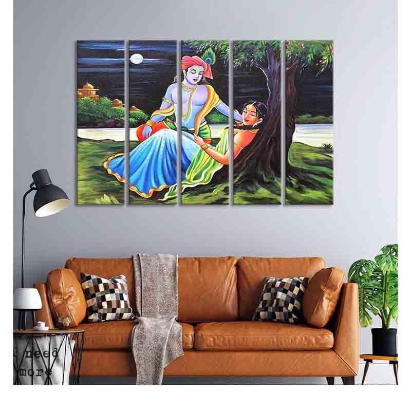 Buy Beloved Wall Art - Set Of Five Wall Art & Paintings from Vaaree