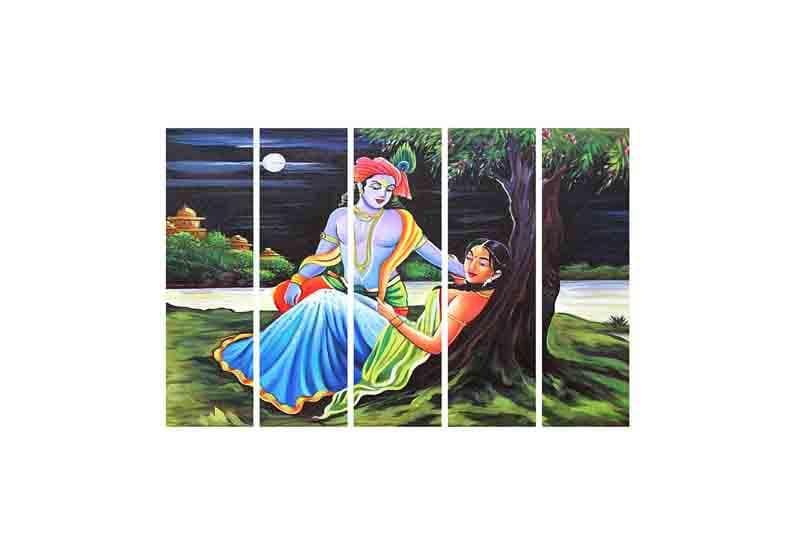 Buy Beloved Wall Art - Set Of Five Wall Art & Paintings from Vaaree