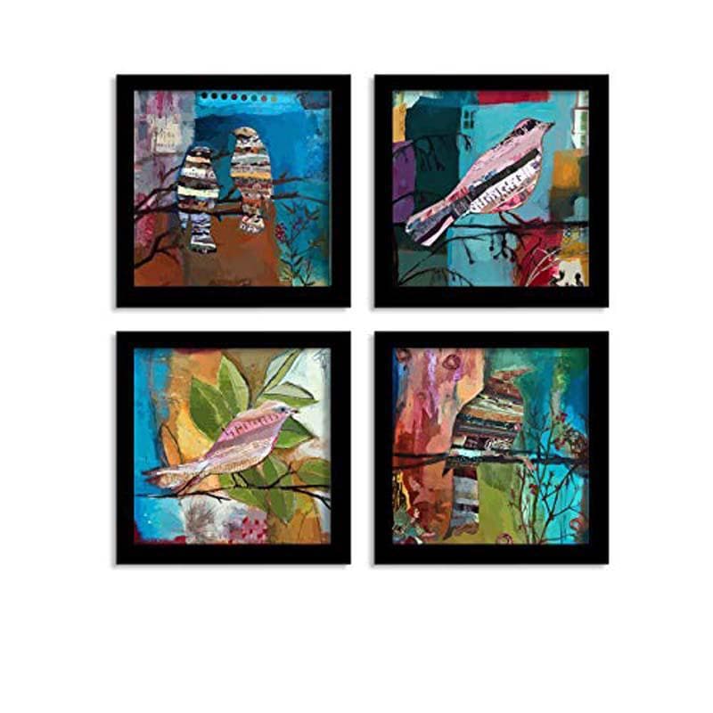 Wall Art & Paintings - Birds All Over Wall Art - Set Of Four