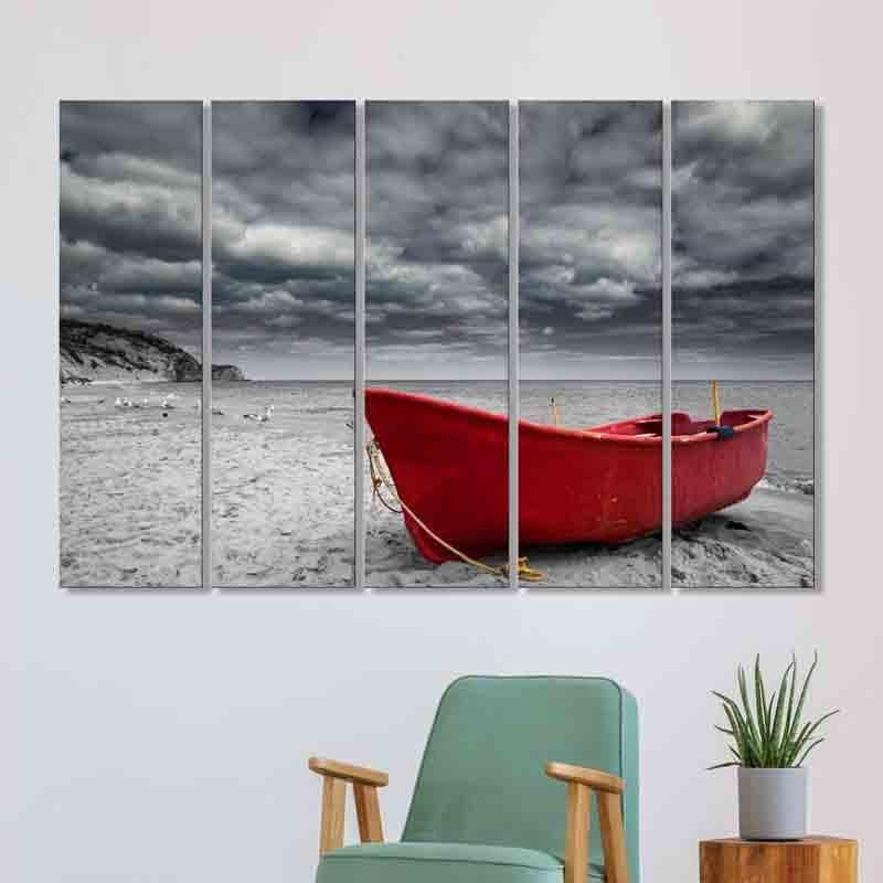 Wall Art & Paintings - Boatride Wall Art - Set Of Five