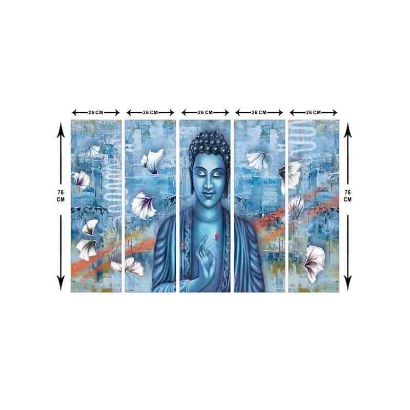 Wall Art & Paintings - Buddha's Wisdom Wall Art - Set Of Five