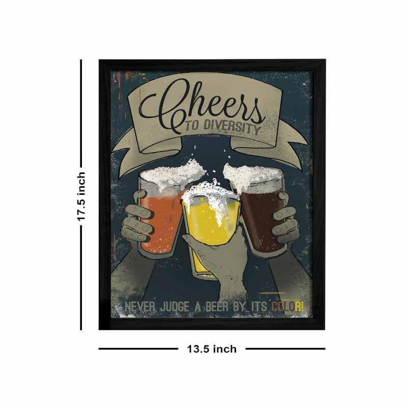 Buy Cheers To Life Wall Art Wall Art & Paintings from Vaaree