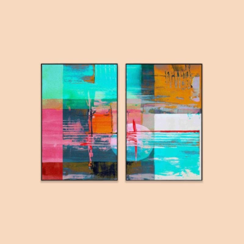 Wall Art & Paintings - Chromatic Wall Art - Set Of Two