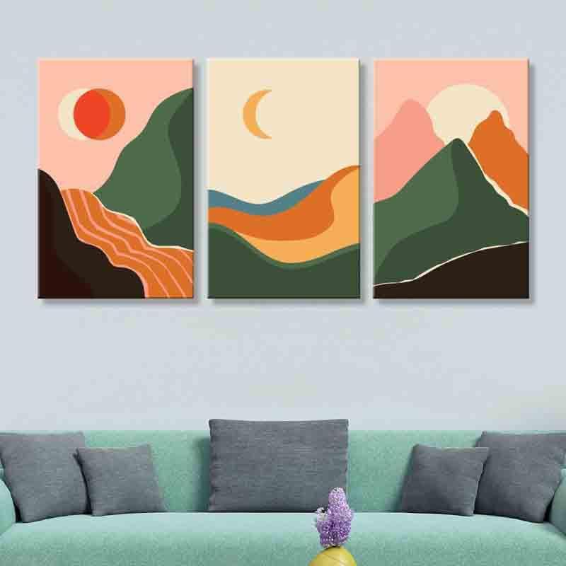 Wall Art & Paintings - Circadian Rhythm Wall Art - Set Of Three