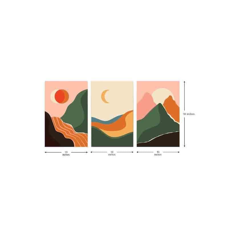 Wall Art & Paintings - Circadian Rhythm Wall Art - Set Of Three