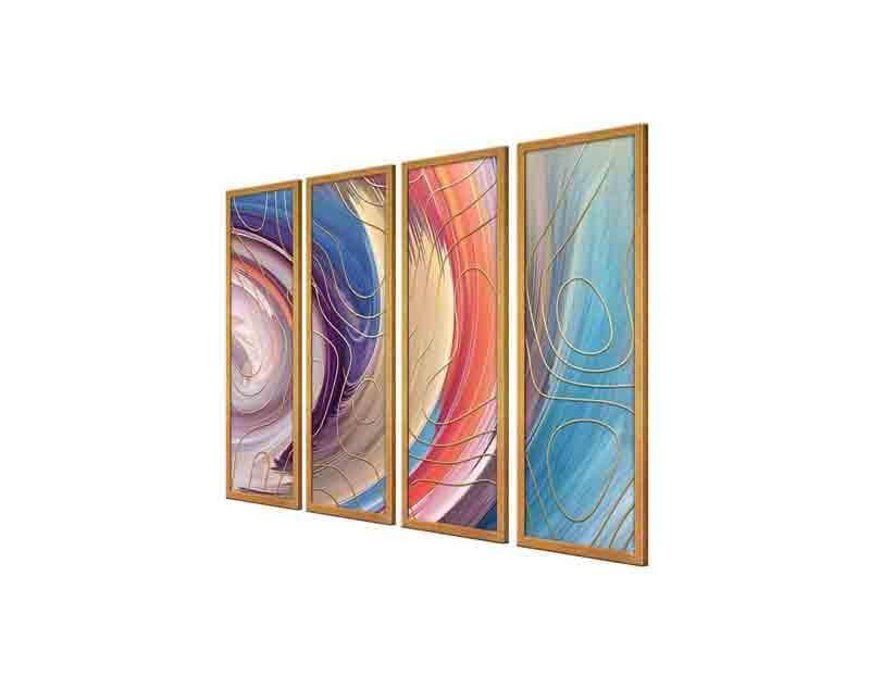 Buy Cosmic Wall Art - Set Of Four Wall Art & Paintings from Vaaree