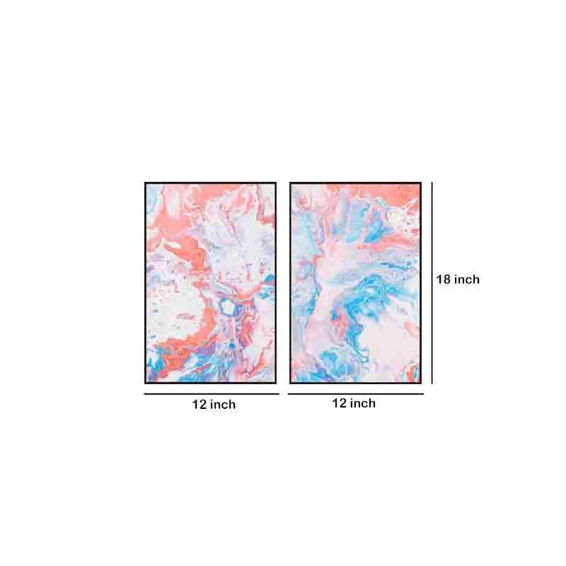 Wall Art & Paintings - Cotton Candy Wall Art - Set Of Two