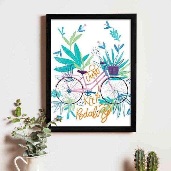 Wall Art & Paintings - Cycling By Wall Art