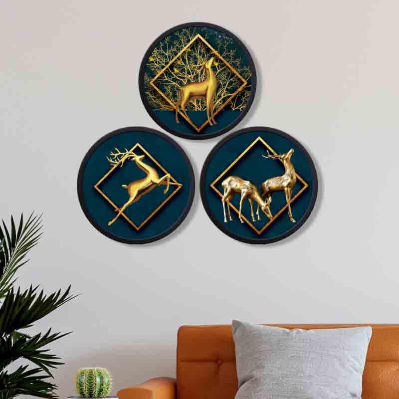 Buy Dear Tribe Wall Art - Set Of Three Wall Art & Paintings from Vaaree