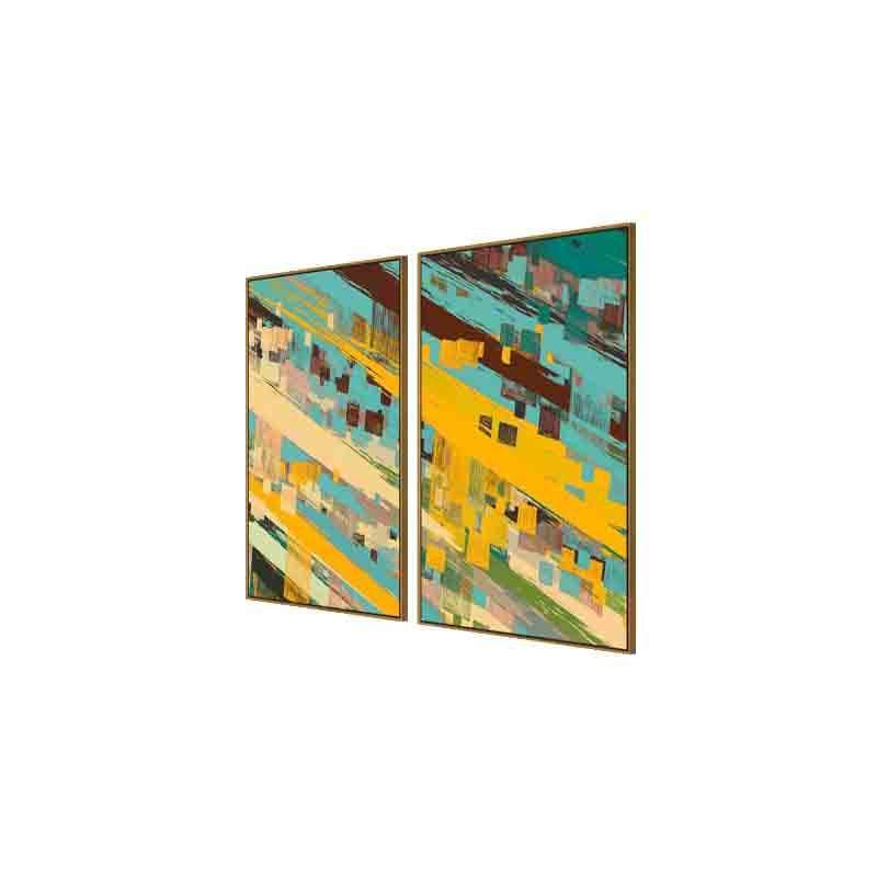 Wall Art & Paintings - Deconstructed Wall Art - Set Of Two