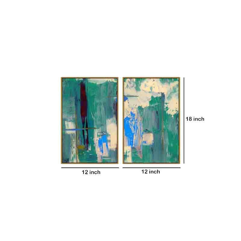 Buy Distorted Wall Art - Set Of Two Wall Art & Paintings from Vaaree