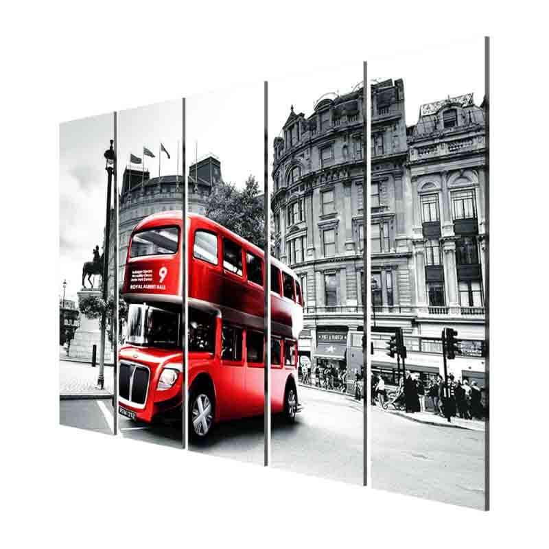 Wall Art & Paintings - Double Decker Panelled Wall Art - Set Of Five