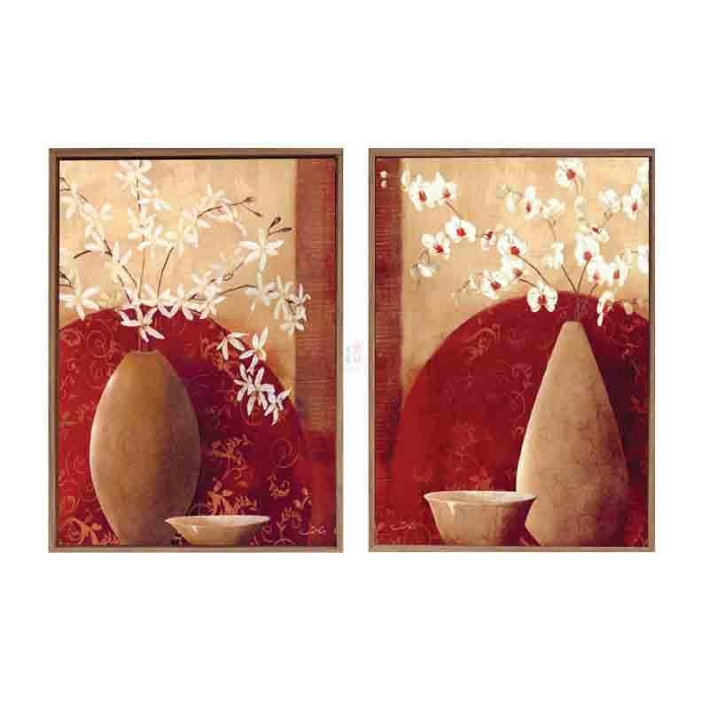 Buy Earthy Nature Wall Art - Set Of Two Wall Art & Paintings from Vaaree