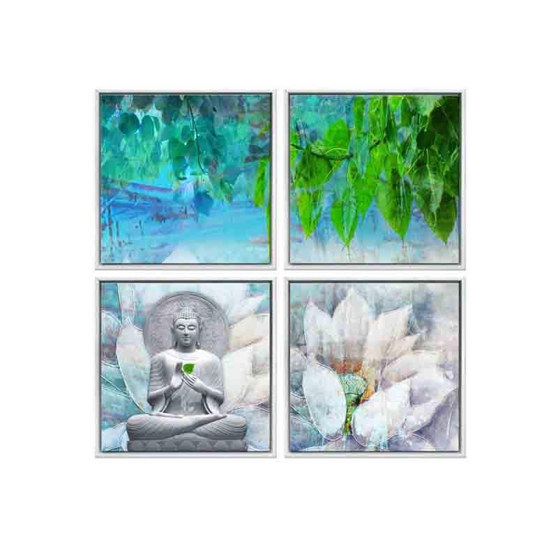 Buy Enlightenment Wall Art - Set Of Four Wall Art & Paintings from Vaaree