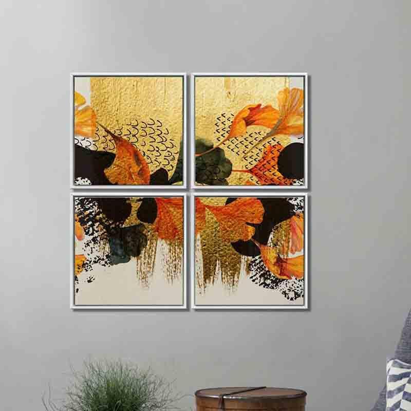 Wall Art & Paintings - Gold Baby Art - Set Of Four