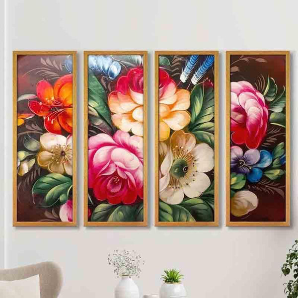 Buy Gulabi Wall Art - Set Of Four Wall Art & Paintings from Vaaree