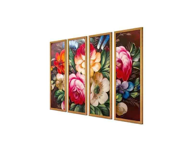 Buy Gulabi Wall Art - Set Of Four Wall Art & Paintings from Vaaree