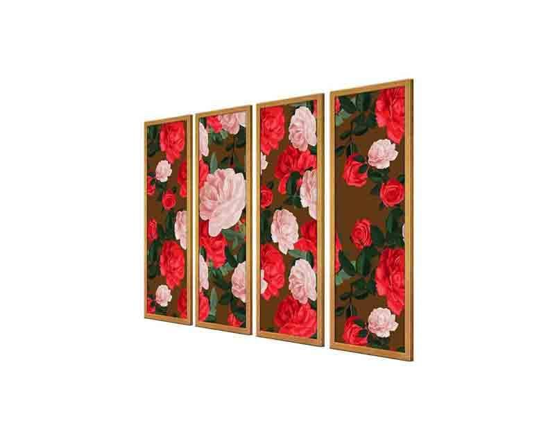 Buy Gulabo Wall Art - Set Of Four Wall Art & Paintings from Vaaree