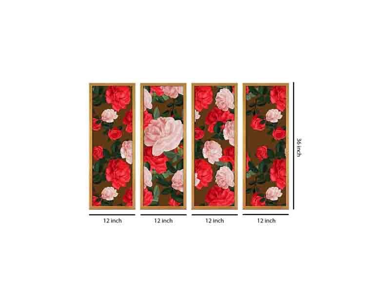 Buy Gulabo Wall Art - Set Of Four Wall Art & Paintings from Vaaree