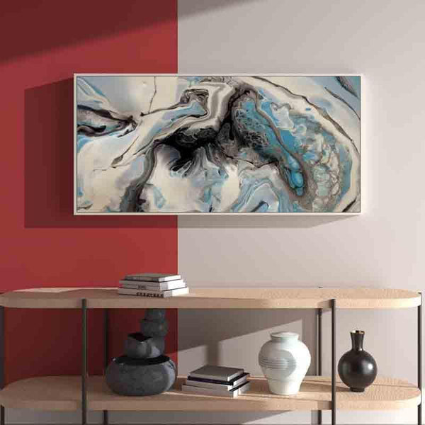 Wall Art & Paintings - Gurgling Sea Wall Art - Gold