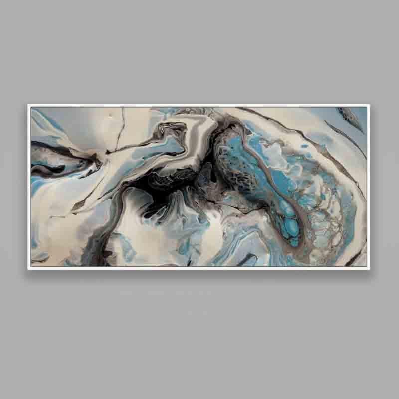 Wall Art & Paintings - Gurgling Sea Wall Art - Gold