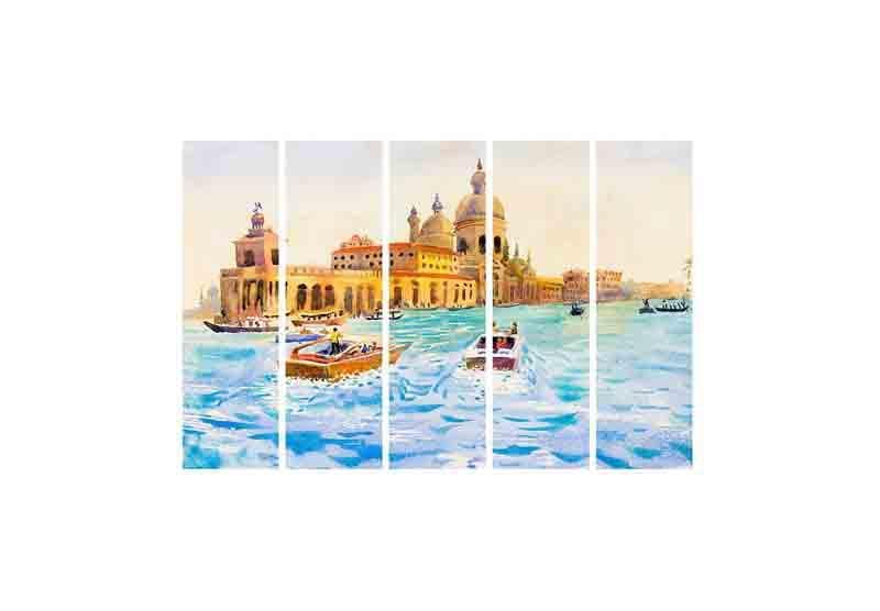 Wall Art & Paintings - Harmandir Sahib Wall Art - Set Of Five