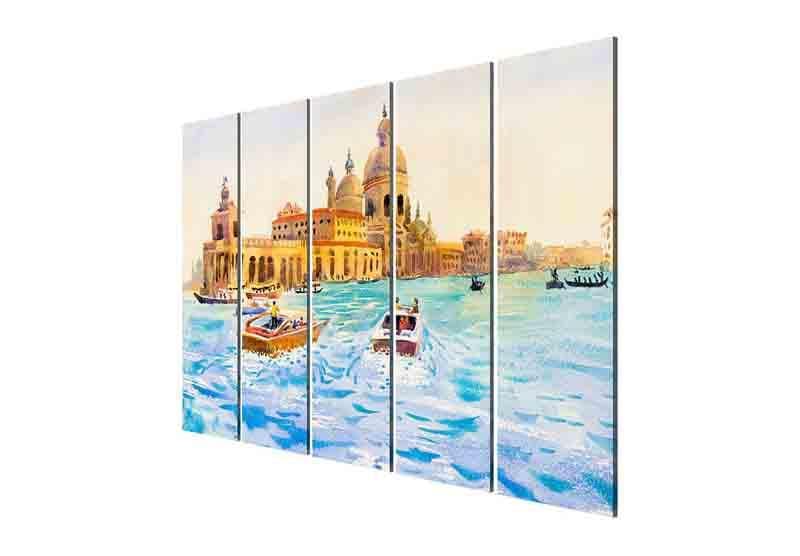 Wall Art & Paintings - Harmandir Sahib Wall Art - Set Of Five