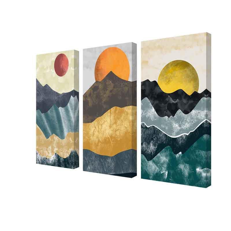 Buy High Tides Wall Art - Set Of Three Wall Art & Paintings from Vaaree