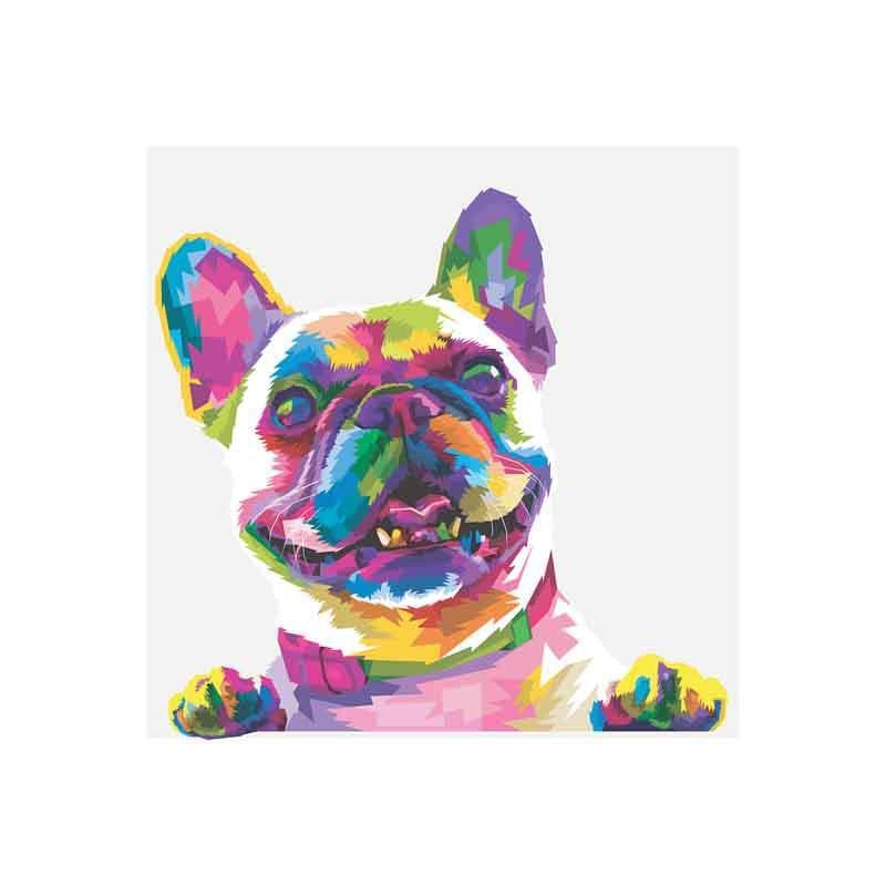 Wall Art & Paintings - Holi hain Bull Dog Wall Art