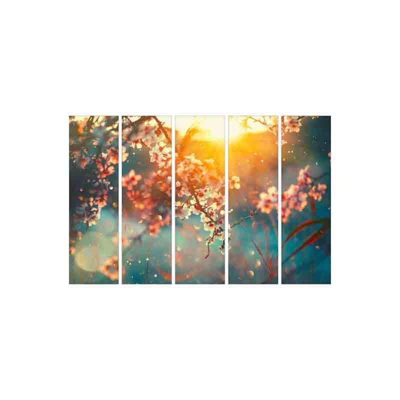 Buy Japanese Blossoms Wall Art - Set Of Five Wall Art & Paintings from Vaaree