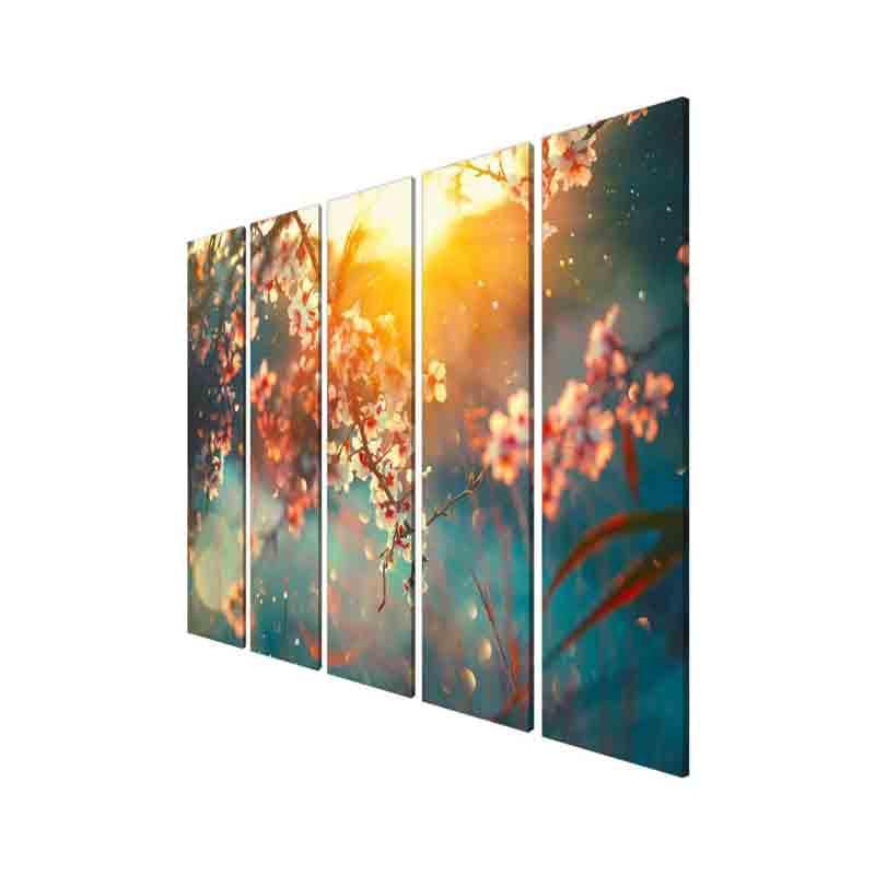 Buy Japanese Blossoms Wall Art - Set Of Five Wall Art & Paintings from Vaaree