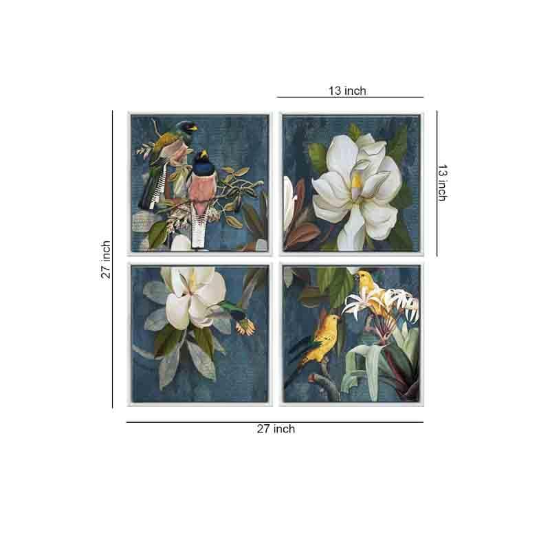 Wall Art & Paintings - Jungle Scenes Wall Art - Set Of Four