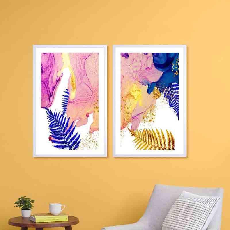 Wall Art & Paintings - Kaleidoscopic Wall Art - Set Of Two