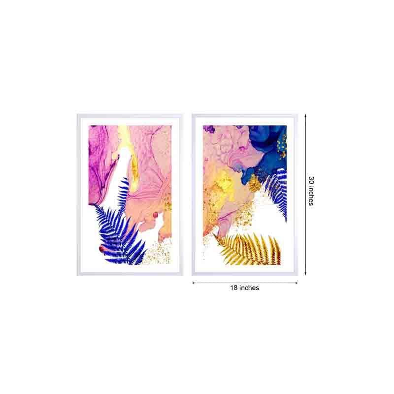 Wall Art & Paintings - Kaleidoscopic Wall Art - Set Of Two