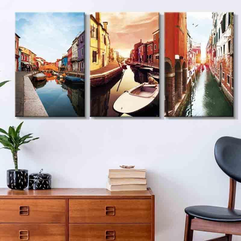 Wall Art & Paintings - Lakeside Wall Art - Set Of Three