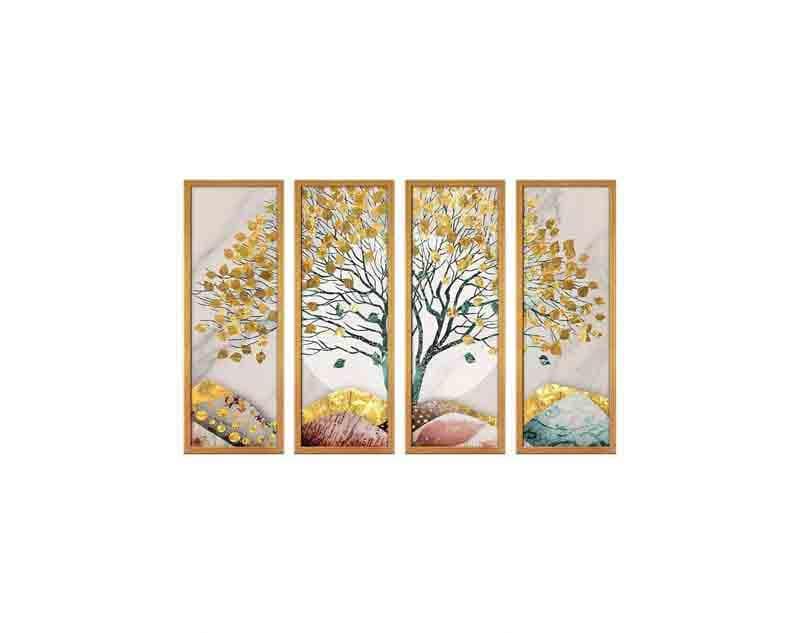 Buy Life Tree Wall Art - Set Of Four Wall Art & Paintings from Vaaree