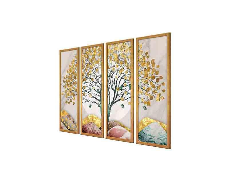 Buy Life Tree Wall Art - Set Of Four Wall Art & Paintings from Vaaree