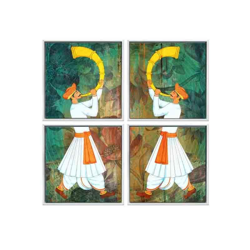 Wall Art & Paintings - Maratha Wall Art - Set Of Four