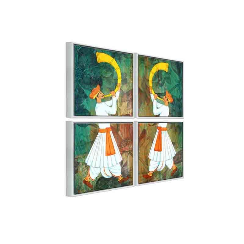 Wall Art & Paintings - Maratha Wall Art - Set Of Four