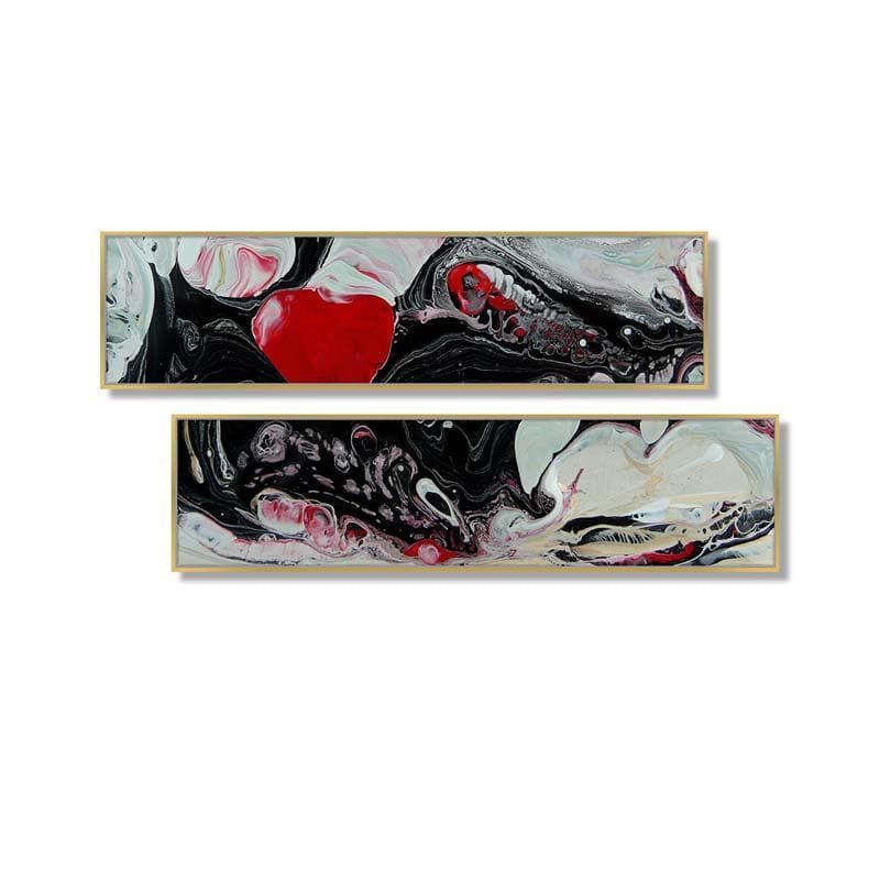 Buy Marbling Patterns Wall Art - Set Of Two Wall Art & Paintings from Vaaree