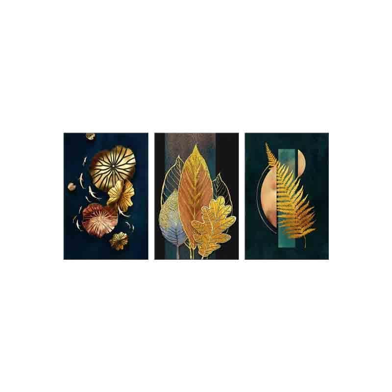 Wall Art & Paintings - Midas Touch Wall Art - Set Of Three