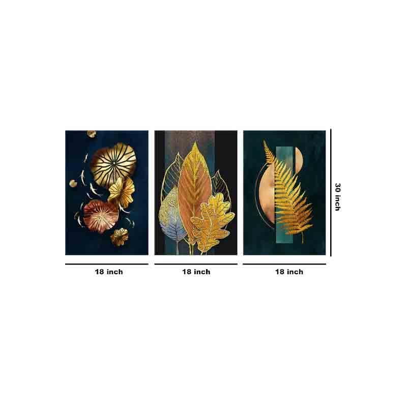 Wall Art & Paintings - Midas Touch Wall Art - Set Of Three