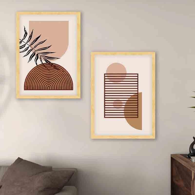 Buy Modern Outlook Wall Art - Set Of Two Wall Art & Paintings from Vaaree