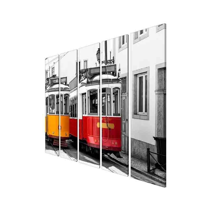 Wall Art & Paintings - Modern Rail Wall Art - Set Of Five